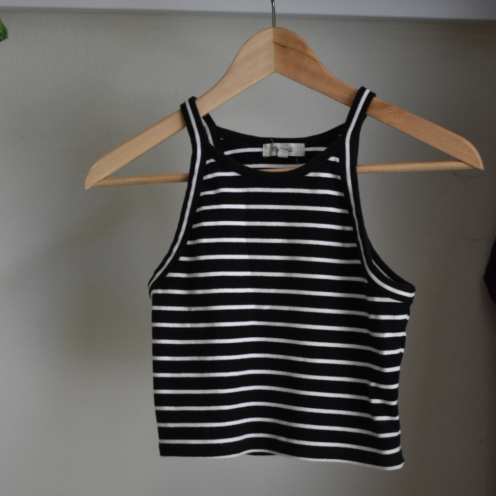 Madewell Cropped Cotton Tank Top